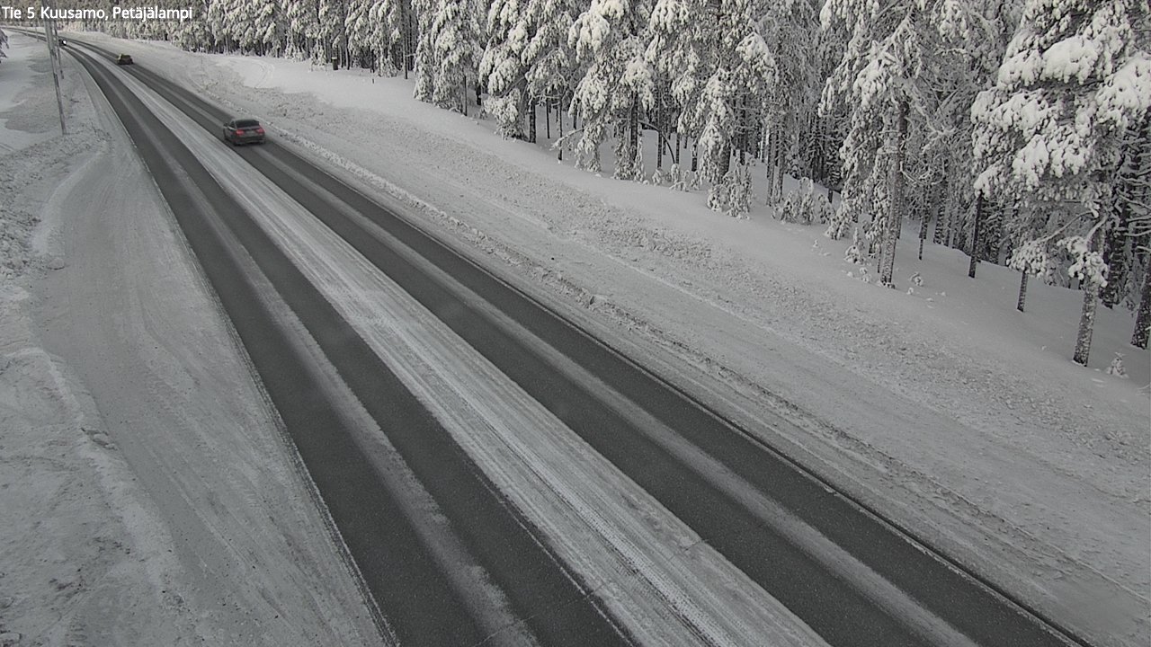 Weather Camera Image Road 5 Kuusamo, Petäjälampi, Kuusamo, Pohjois-Pohjanmaa
