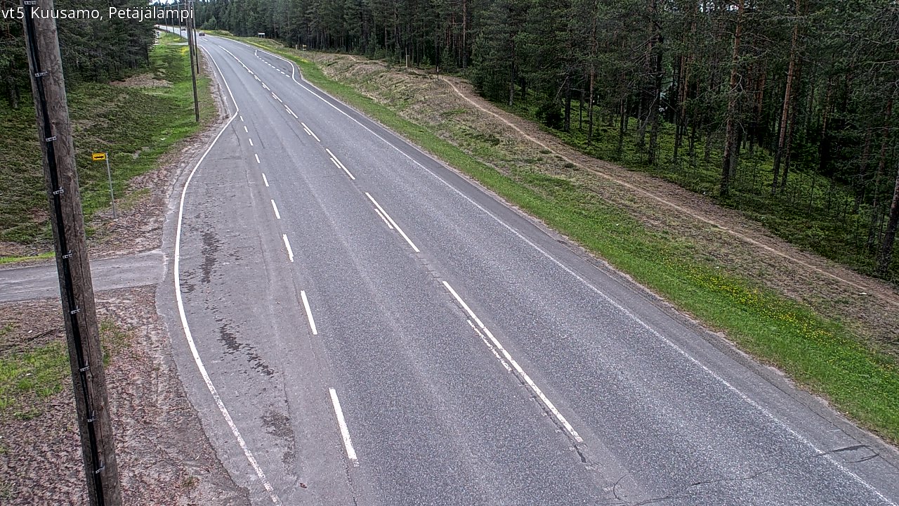 Kelikamerat Kuva Tie 5 Kuusamo, Petäjälampi, Kuusamo, Pohjois-Pohjanmaa