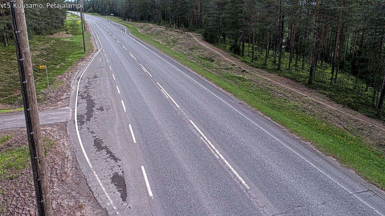 Kelikamerat Kuva Tie 5 Kuusamo, Petäjälampi, Kuusamo, Pohjois-Pohjanmaa