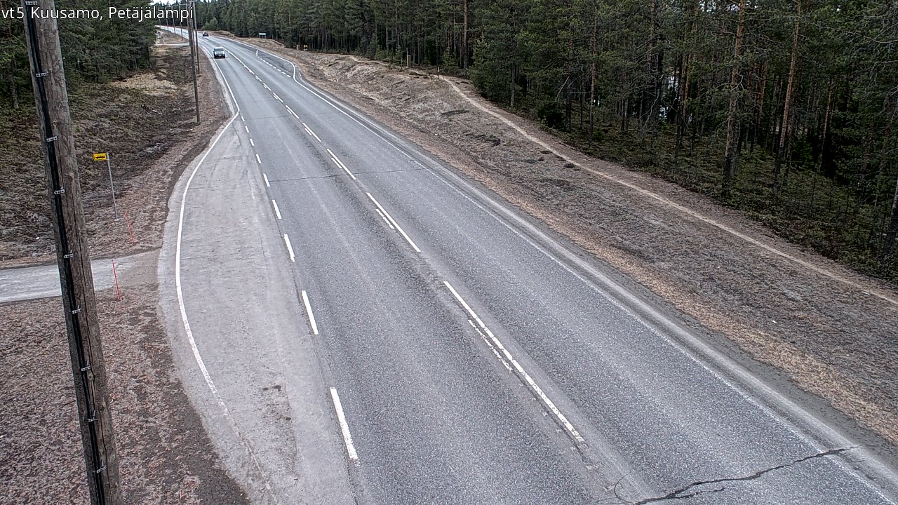 Kelikamerat Kuva Tie 5 Kuusamo, Petäjälampi, Kuusamo, Pohjois-Pohjanmaa