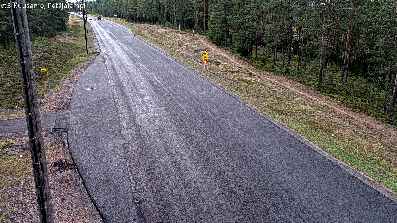 Kelikamerat Kuva Tie 5 Kuusamo, Petäjälampi, Kuusamo, Pohjois-Pohjanmaa