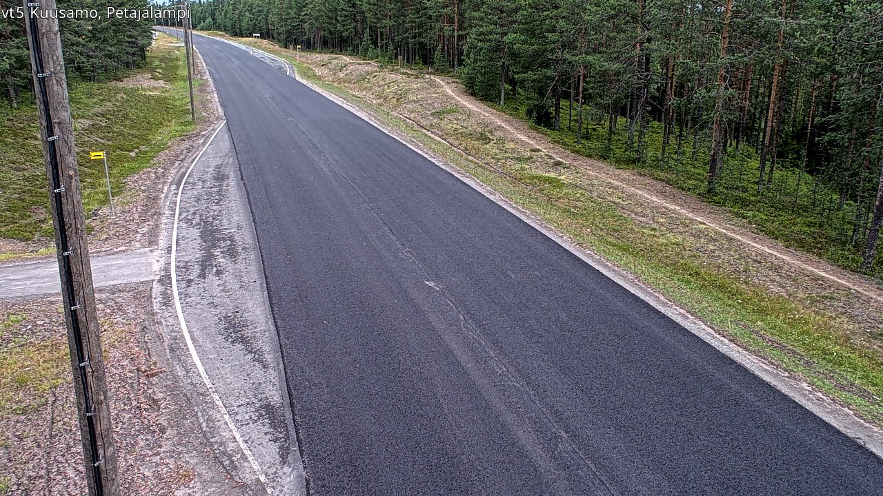 Kelikamerat Kuva Tie 5 Kuusamo, Petäjälampi, Kuusamo, Pohjois-Pohjanmaa