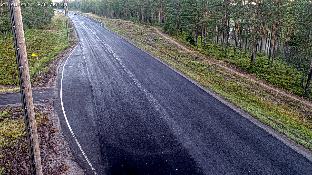 Kelikamerat Kuva Tie 5 Kuusamo, Petäjälampi, Kuusamo, Pohjois-Pohjanmaa