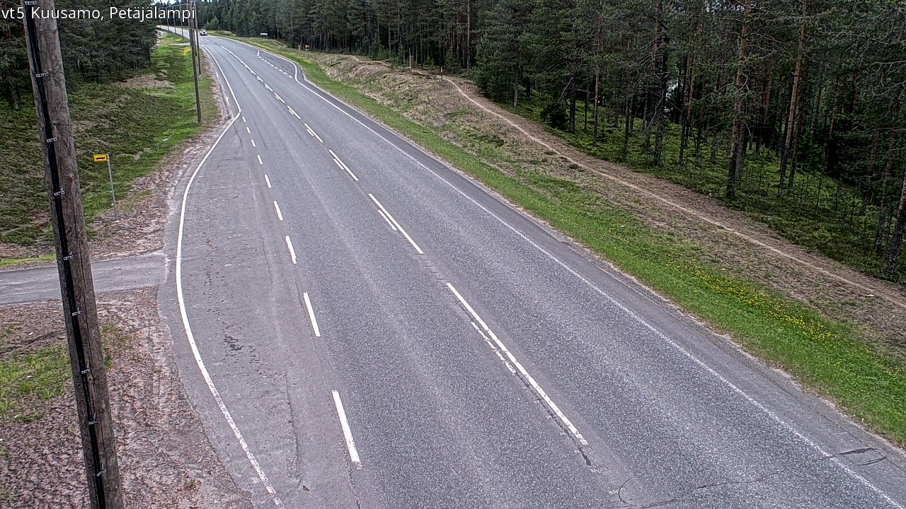 Kelikamerat Kuva Tie 5 Kuusamo, Petäjälampi, Kuusamo, Pohjois-Pohjanmaa