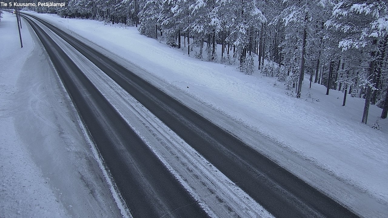Kelikamerat Kuva Tie 5 Kuusamo, Petäjälampi, Kuusamo, Pohjois-Pohjanmaa
