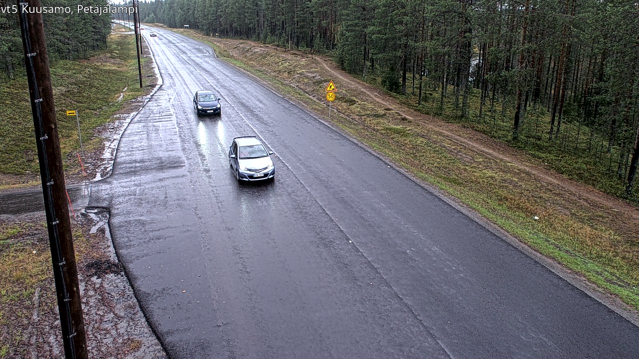 Weather Camera Image Road 5 Kuusamo, Petäjälampi, Kuusamo, Pohjois-Pohjanmaa