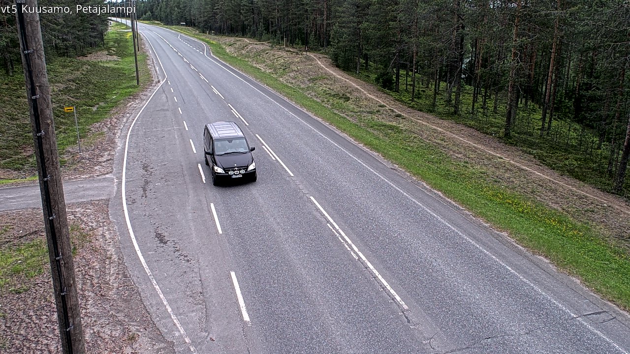 Kelikamerat Kuva Tie 5 Kuusamo, Petäjälampi, Kuusamo, Pohjois-Pohjanmaa
