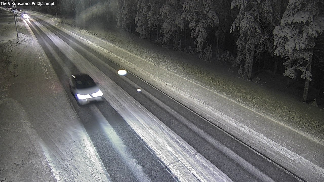 Weather Camera Image Road 5 Kuusamo, Petäjälampi, Kuusamo, Pohjois-Pohjanmaa