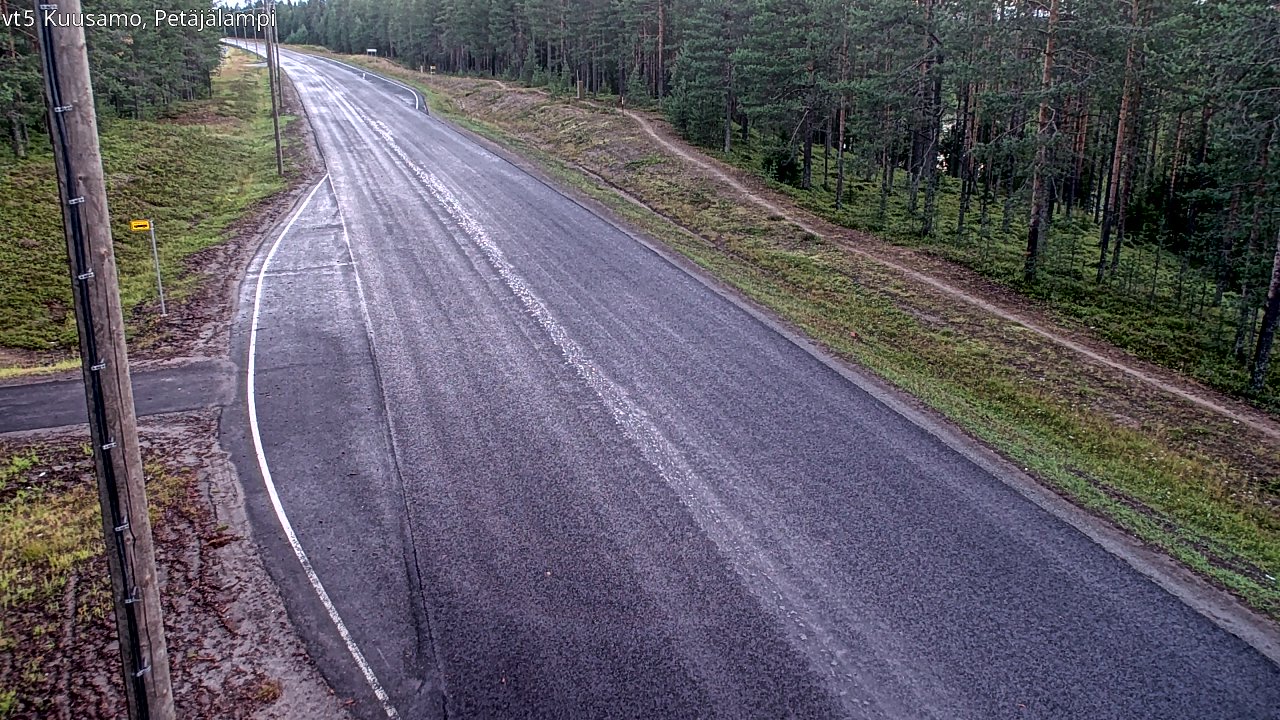 Kelikamerat Kuva Tie 5 Kuusamo, Petäjälampi, Kuusamo, Pohjois-Pohjanmaa