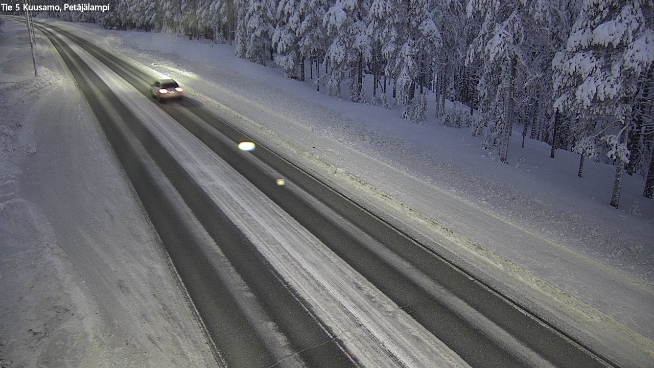 Kelikamerat Kuva Tie 5 Kuusamo, Petäjälampi, Kuusamo, Pohjois-Pohjanmaa