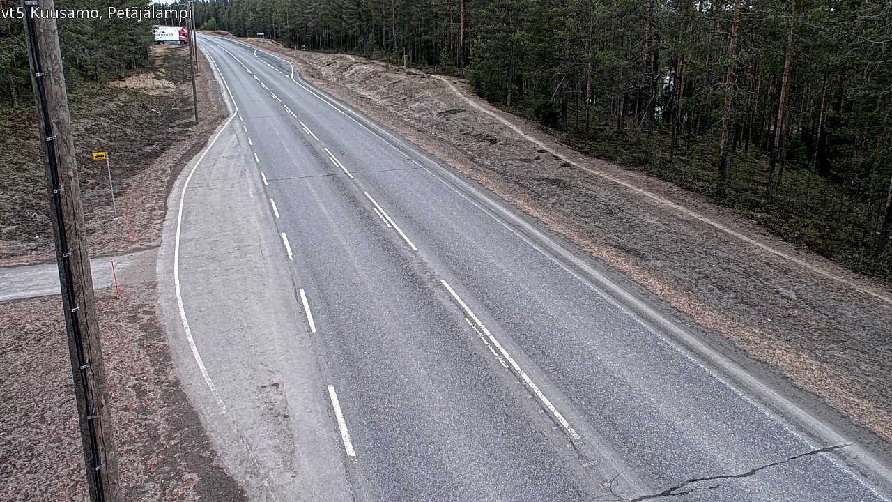 Kelikamerat Kuva Tie 5 Kuusamo, Petäjälampi, Kuusamo, Pohjois-Pohjanmaa