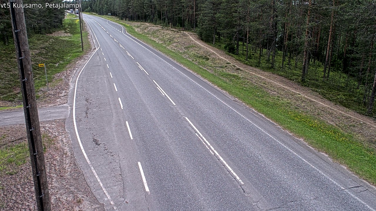 Kelikamerat Kuva Tie 5 Kuusamo, Petäjälampi, Kuusamo, Pohjois-Pohjanmaa