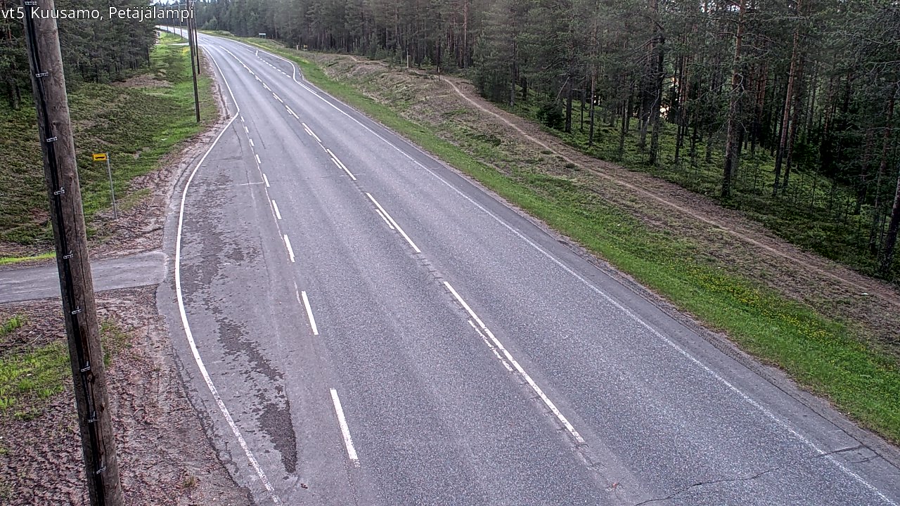 Kelikamerat Kuva Tie 5 Kuusamo, Petäjälampi, Kuusamo, Pohjois-Pohjanmaa