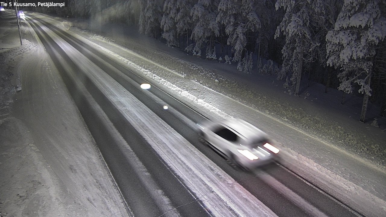 Kelikamerat Kuva Tie 5 Kuusamo, Petäjälampi, Kuusamo, Pohjois-Pohjanmaa