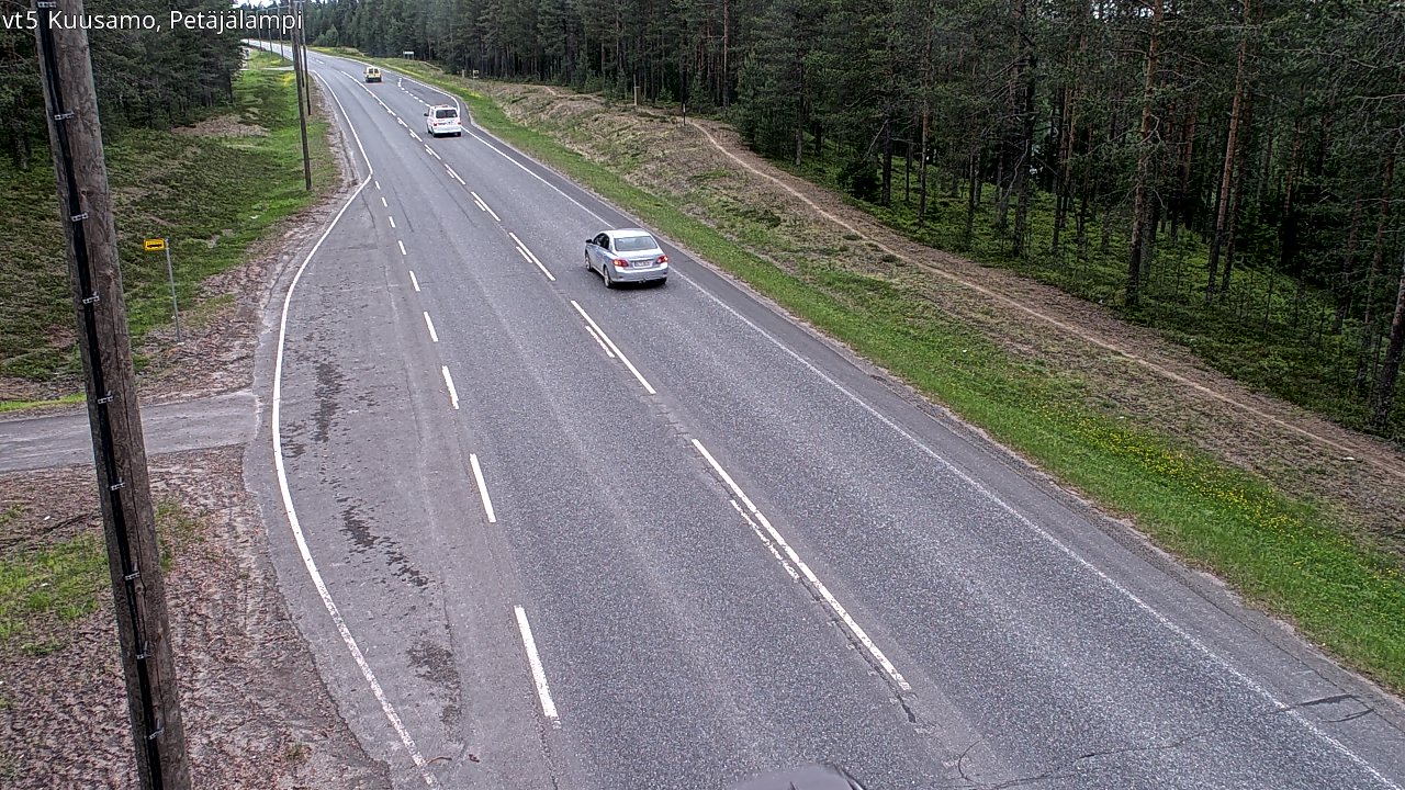 Kelikamerat Kuva Tie 5 Kuusamo, Petäjälampi, Kuusamo, Pohjois-Pohjanmaa