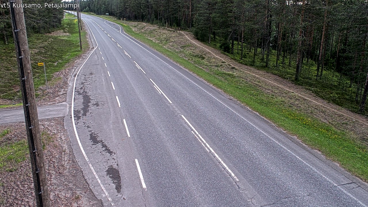 Kelikamerat Kuva Tie 5 Kuusamo, Petäjälampi, Kuusamo, Pohjois-Pohjanmaa