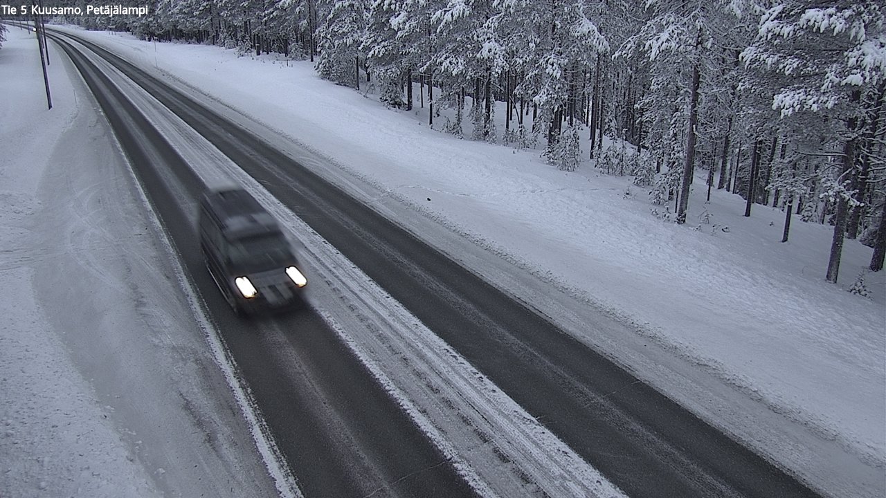 Kelikamerat Kuva Tie 5 Kuusamo, Petäjälampi, Kuusamo, Pohjois-Pohjanmaa