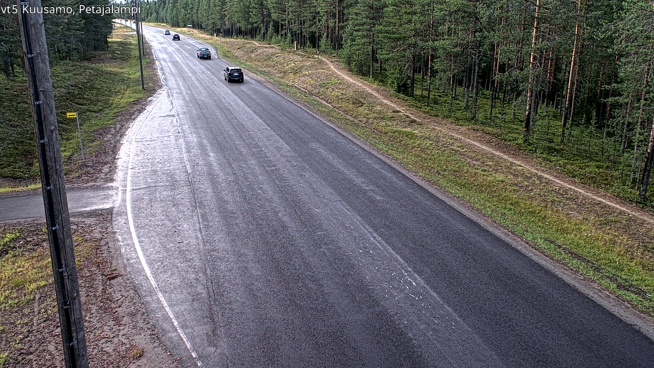 Kelikamerat Kuva Tie 5 Kuusamo, Petäjälampi, Kuusamo, Pohjois-Pohjanmaa