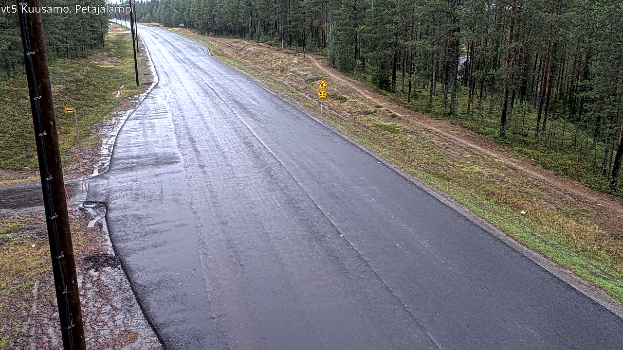 Weather Camera Image Road 5 Kuusamo, Petäjälampi, Kuusamo, Pohjois-Pohjanmaa