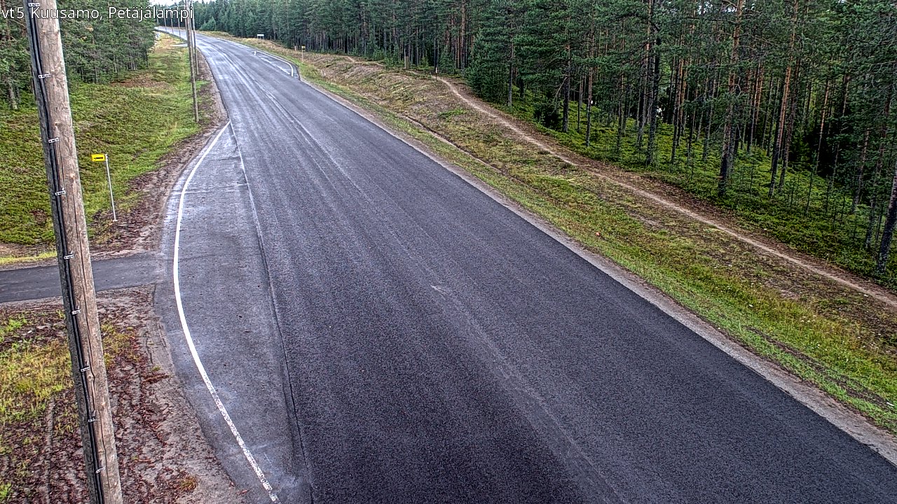 Kelikamerat Kuva Tie 5 Kuusamo, Petäjälampi, Kuusamo, Pohjois-Pohjanmaa
