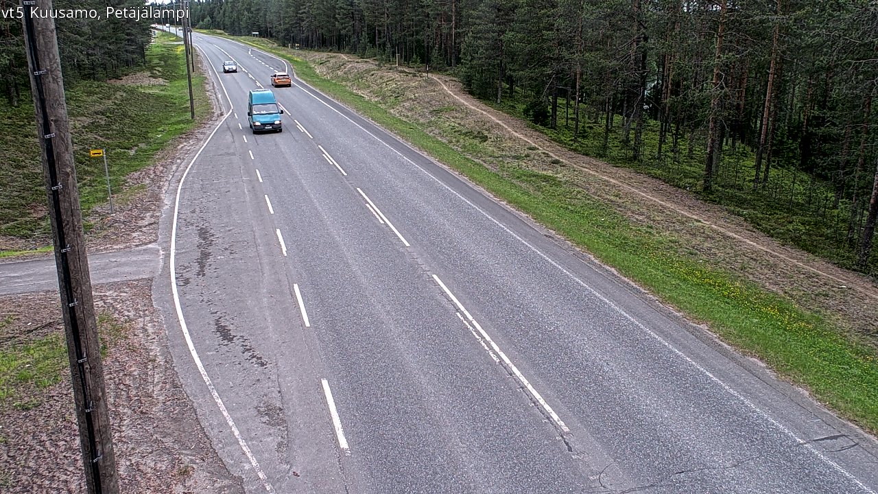 Kelikamerat Kuva Tie 5 Kuusamo, Petäjälampi, Kuusamo, Pohjois-Pohjanmaa