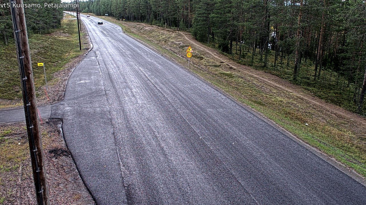 Kelikamerat Kuva Tie 5 Kuusamo, Petäjälampi, Kuusamo, Pohjois-Pohjanmaa