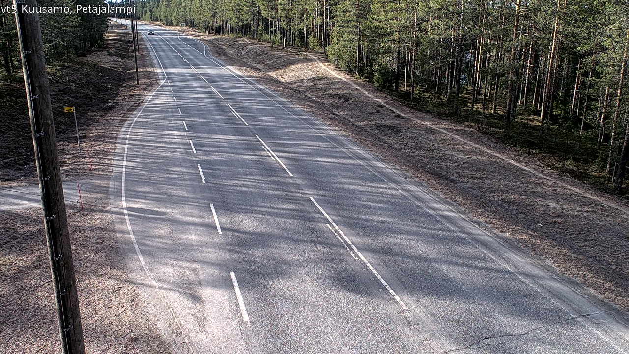 Kelikamerat Kuva Tie 5 Kuusamo, Petäjälampi, Kuusamo, Pohjois-Pohjanmaa