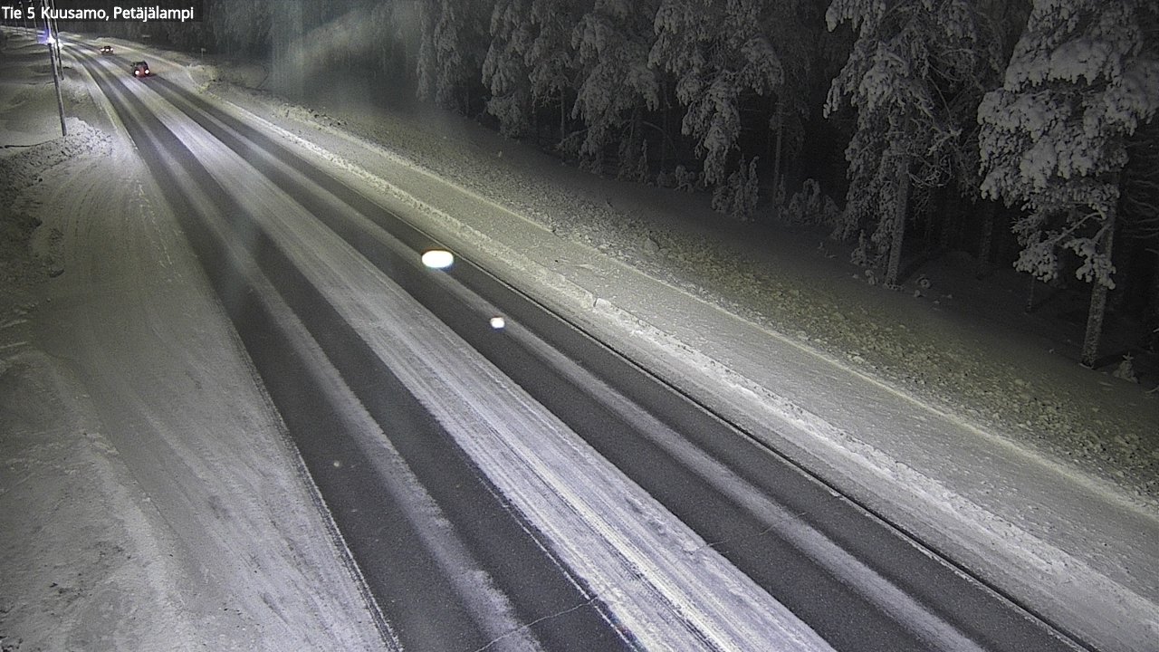 Kelikamerat Kuva Tie 5 Kuusamo, Petäjälampi, Kuusamo, Pohjois-Pohjanmaa