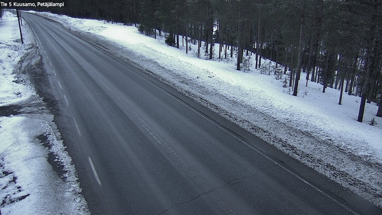 Kelikamerat Kuva Tie 5 Kuusamo, Petäjälampi, Kuusamo, Pohjois-Pohjanmaa