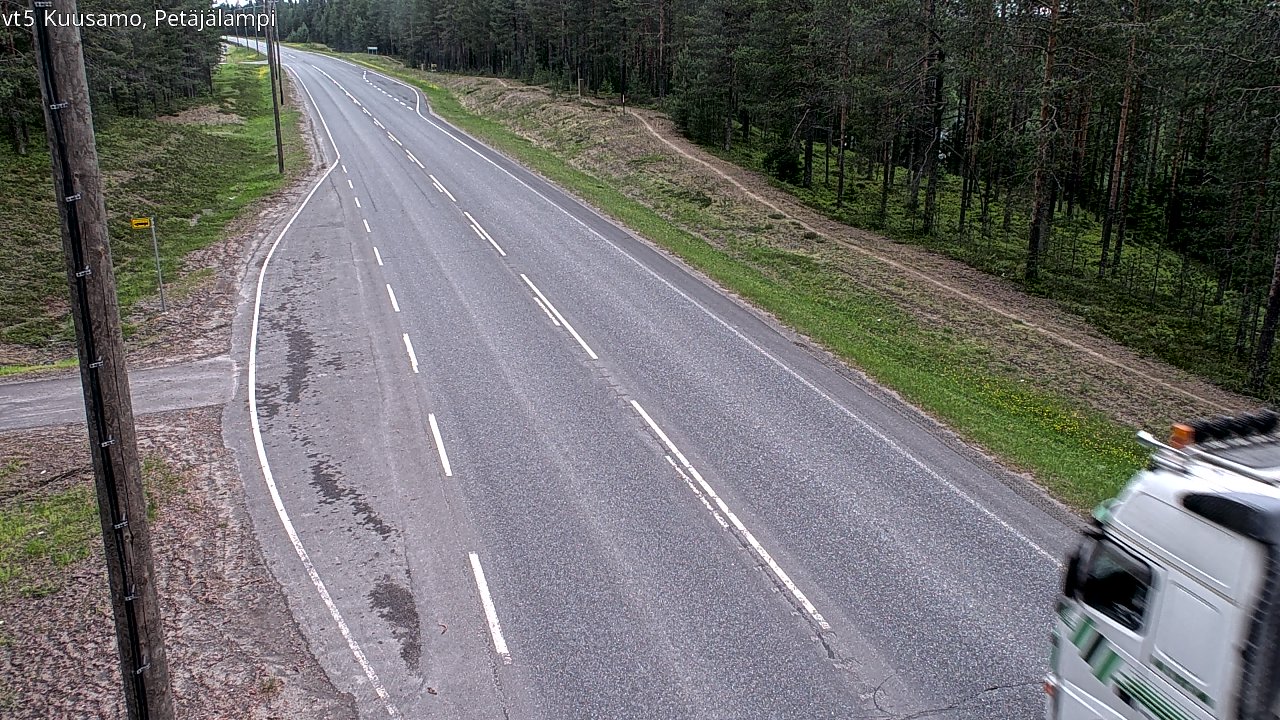 Kelikamerat Kuva Tie 5 Kuusamo, Petäjälampi, Kuusamo, Pohjois-Pohjanmaa