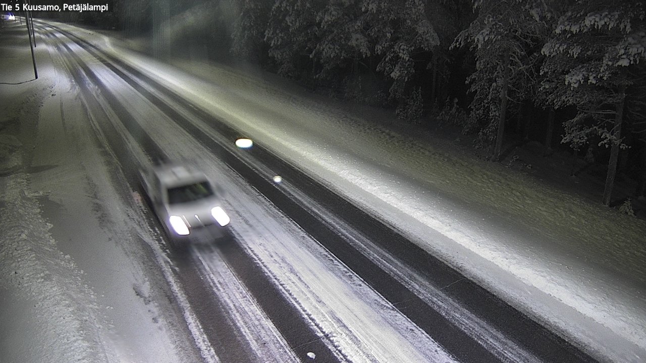 Weather Camera Image Road 5 Kuusamo, Petäjälampi, Kuusamo, Pohjois-Pohjanmaa
