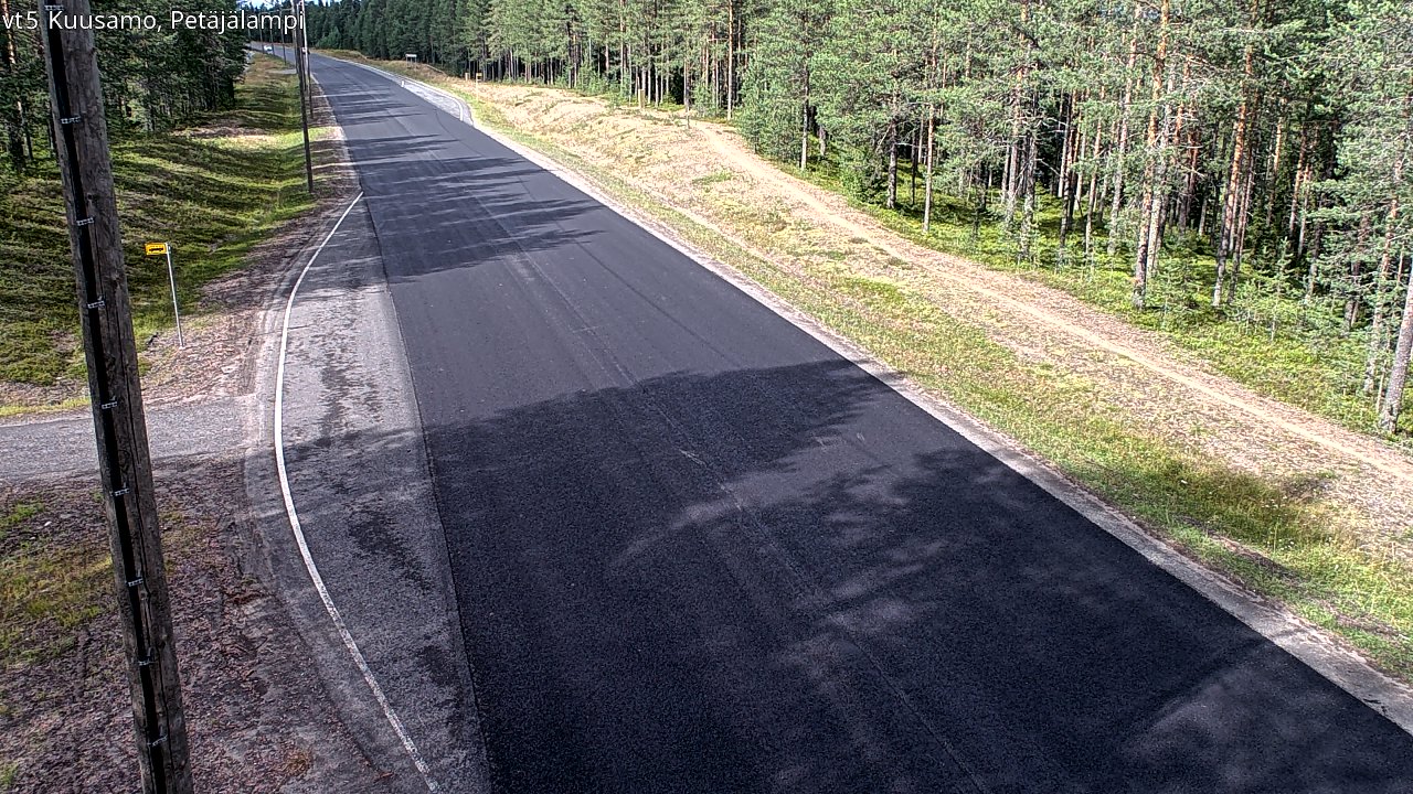 Kelikamerat Kuva Tie 5 Kuusamo, Petäjälampi, Kuusamo, Pohjois-Pohjanmaa
