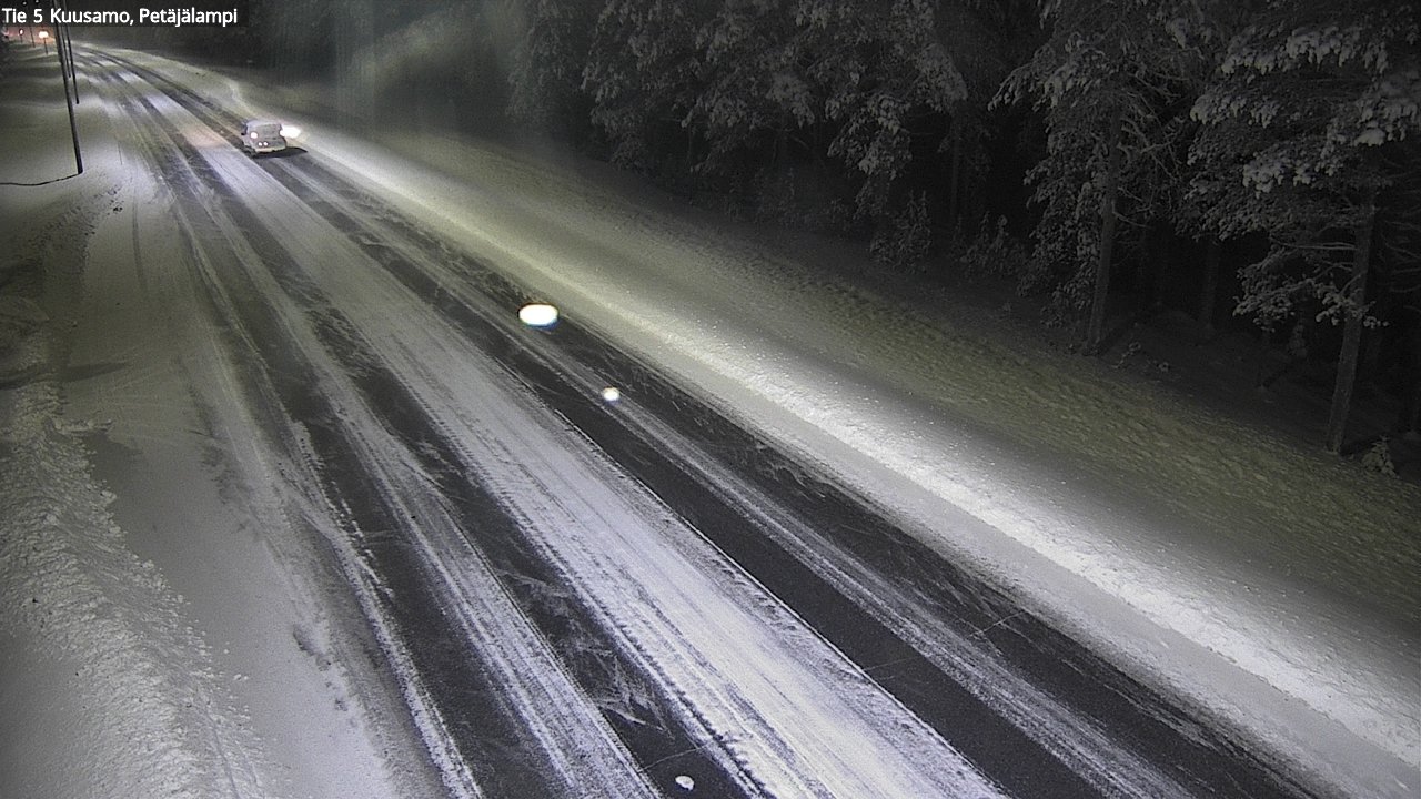 Weather Camera Image Road 5 Kuusamo, Petäjälampi, Kuusamo, Pohjois-Pohjanmaa