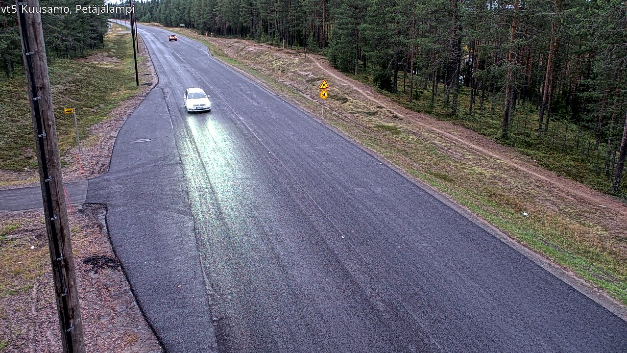 Kelikamerat Kuva Tie 5 Kuusamo, Petäjälampi, Kuusamo, Pohjois-Pohjanmaa