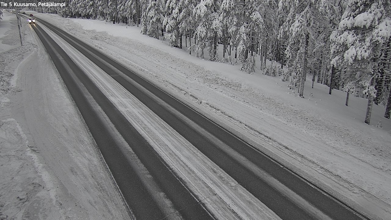 Kelikamerat Kuva Tie 5 Kuusamo, Petäjälampi, Kuusamo, Pohjois-Pohjanmaa