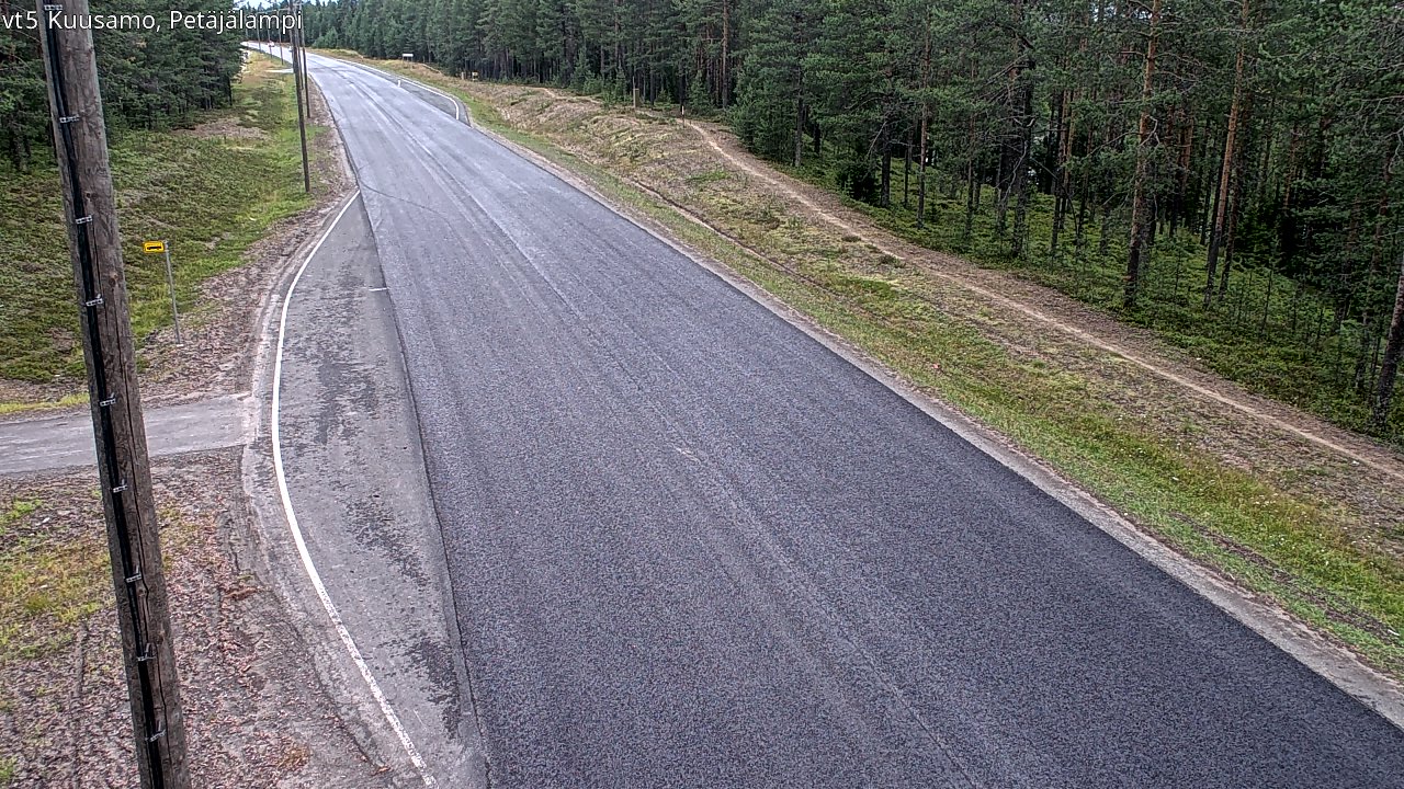 Kelikamerat Kuva Tie 5 Kuusamo, Petäjälampi, Kuusamo, Pohjois-Pohjanmaa