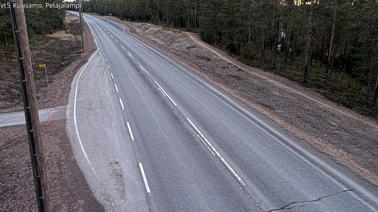 Kelikamerat Kuva Tie 5 Kuusamo, Petäjälampi, Kuusamo, Pohjois-Pohjanmaa