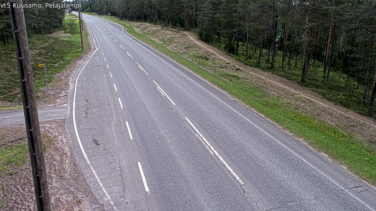 Kelikamerat Kuva Tie 5 Kuusamo, Petäjälampi, Kuusamo, Pohjois-Pohjanmaa