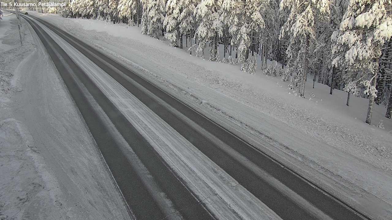 Kelikamerat Kuva Tie 5 Kuusamo, Petäjälampi, Kuusamo, Pohjois-Pohjanmaa