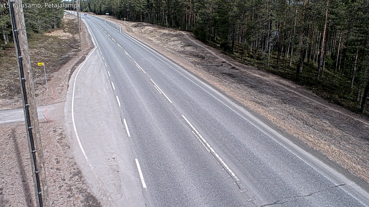 Kelikamerat Kuva Tie 5 Kuusamo, Petäjälampi, Kuusamo, Pohjois-Pohjanmaa
