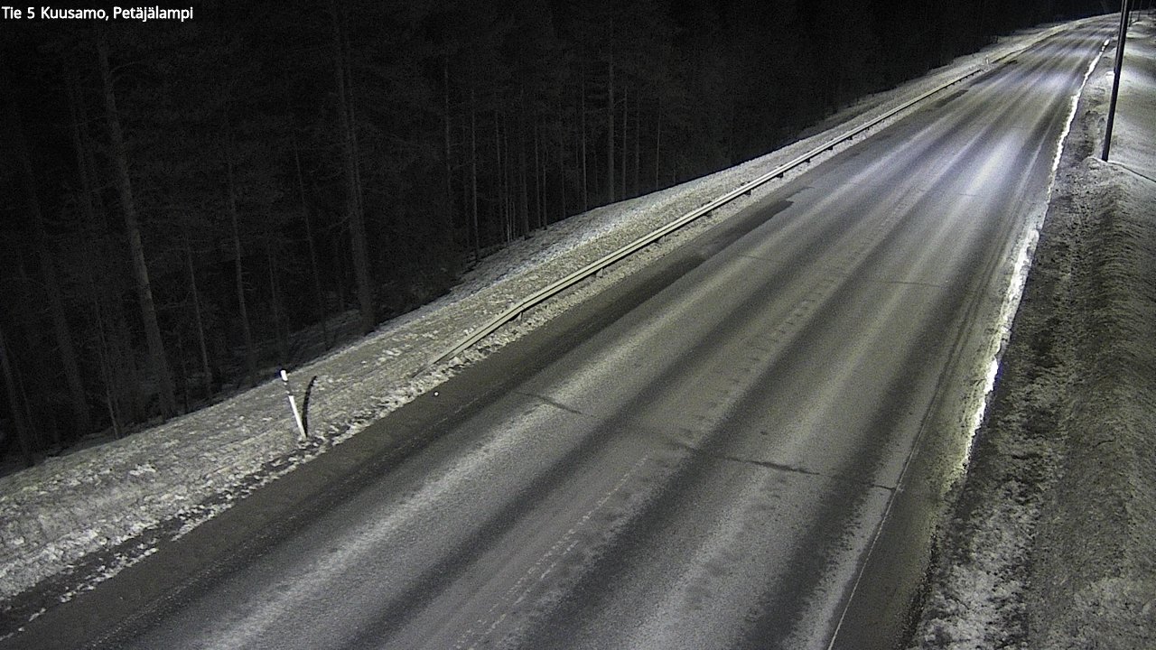 Weather Camera Image Road 5 Kuusamo, Petäjälampi, Kuusamo, Pohjois-Pohjanmaa