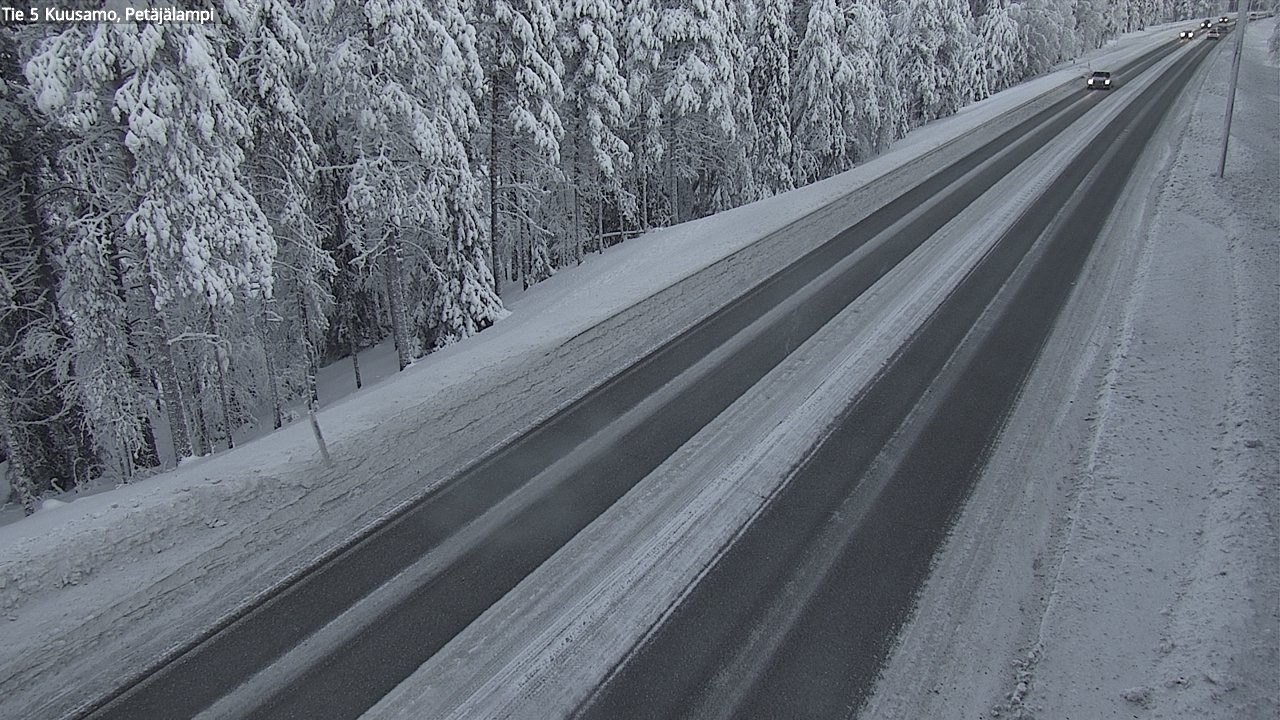 Weather Camera Image Road 5 Kuusamo, Petäjälampi, Kuusamo, Pohjois-Pohjanmaa