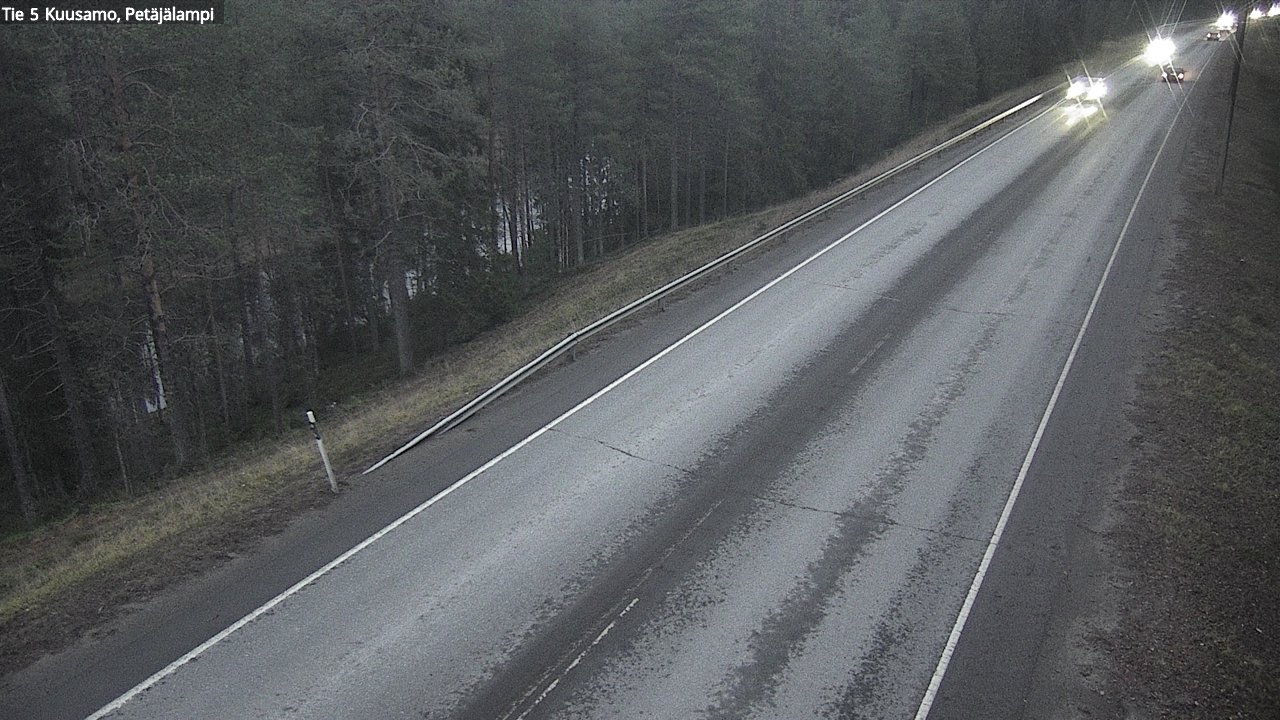 Kelikamerat Kuva Tie 5 Kuusamo, Petäjälampi, Kuusamo, Pohjois-Pohjanmaa