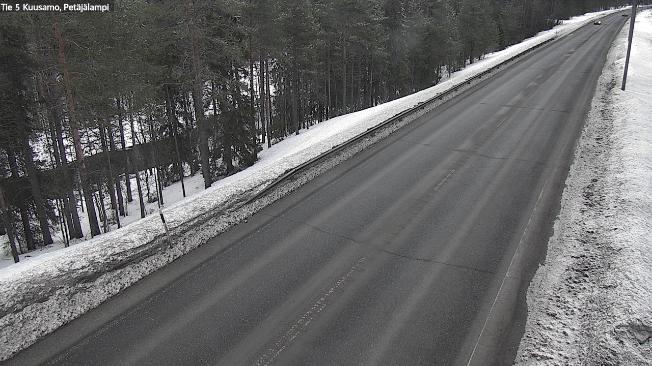 Kelikamerat Kuva Tie 5 Kuusamo, Petäjälampi, Kuusamo, Pohjois-Pohjanmaa