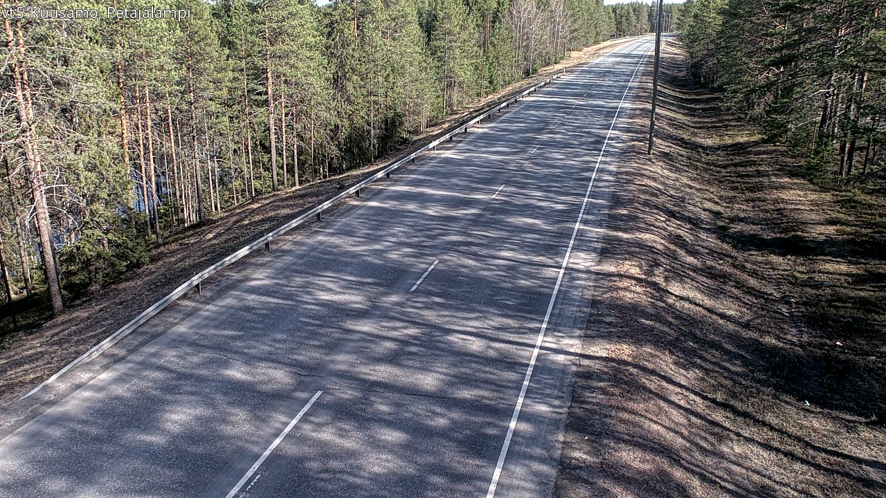 Kelikamerat Kuva Tie 5 Kuusamo, Petäjälampi, Kuusamo, Pohjois-Pohjanmaa