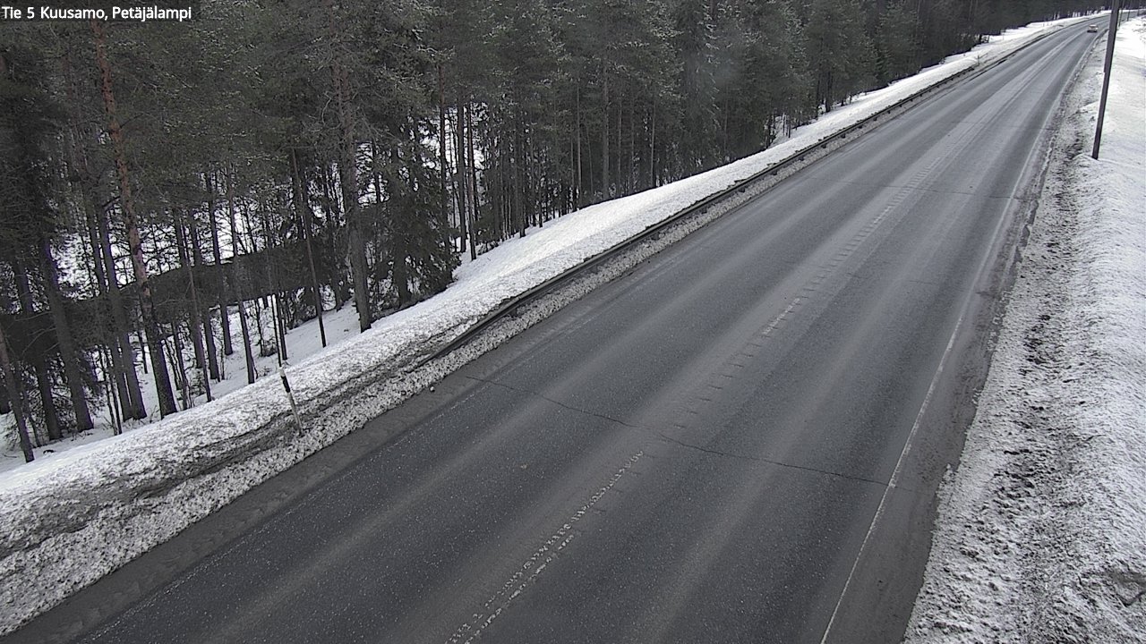 Kelikamerat Kuva Tie 5 Kuusamo, Petäjälampi, Kuusamo, Pohjois-Pohjanmaa