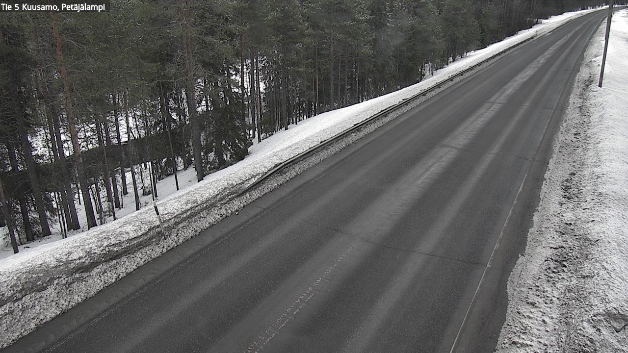 Kelikamerat Kuva Tie 5 Kuusamo, Petäjälampi, Kuusamo, Pohjois-Pohjanmaa