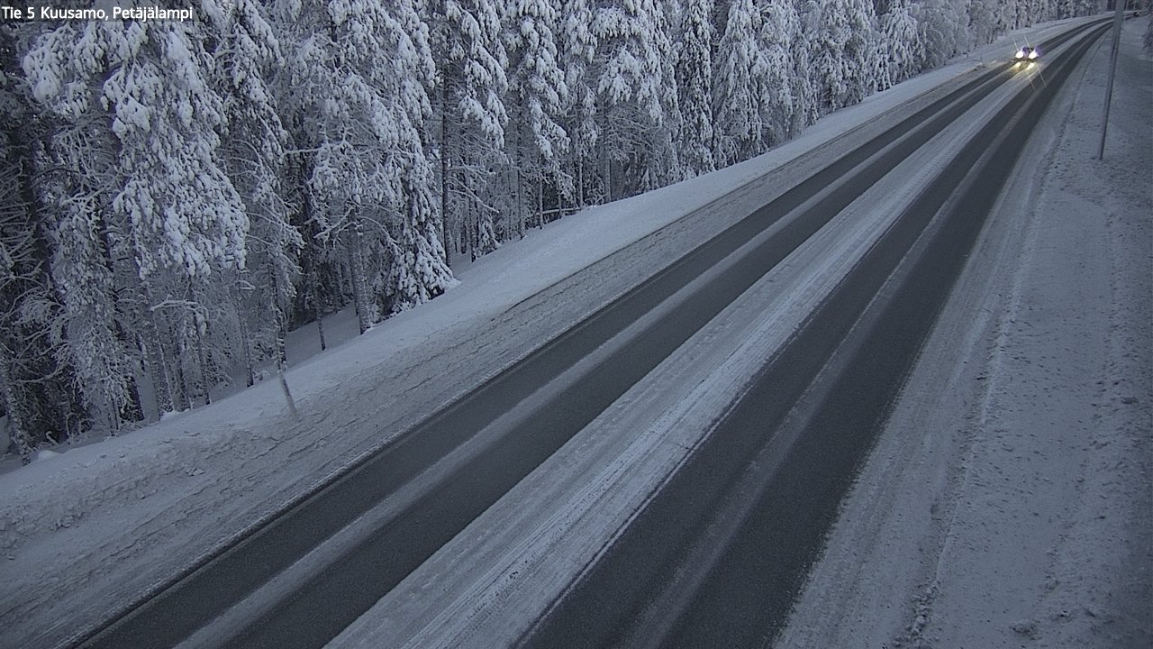 Weather Camera Image Road 5 Kuusamo, Petäjälampi, Kuusamo, Pohjois-Pohjanmaa