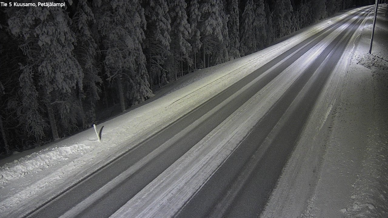 Weather Camera Image Road 5 Kuusamo, Petäjälampi, Kuusamo, Pohjois-Pohjanmaa