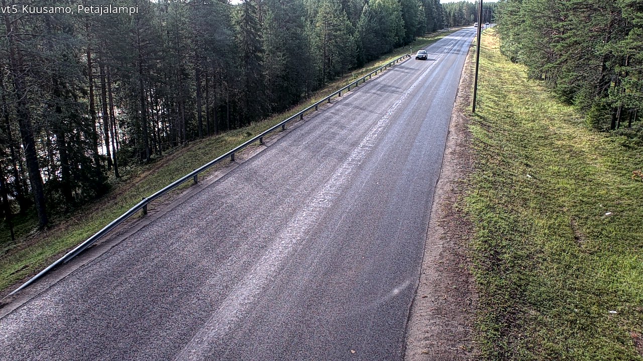 Weather Camera Image Road 5 Kuusamo, Petäjälampi, Kuusamo, Pohjois-Pohjanmaa